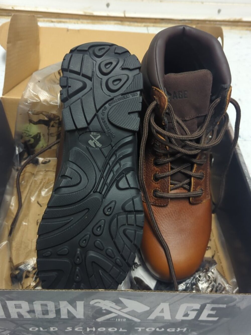 Work Boot iron age